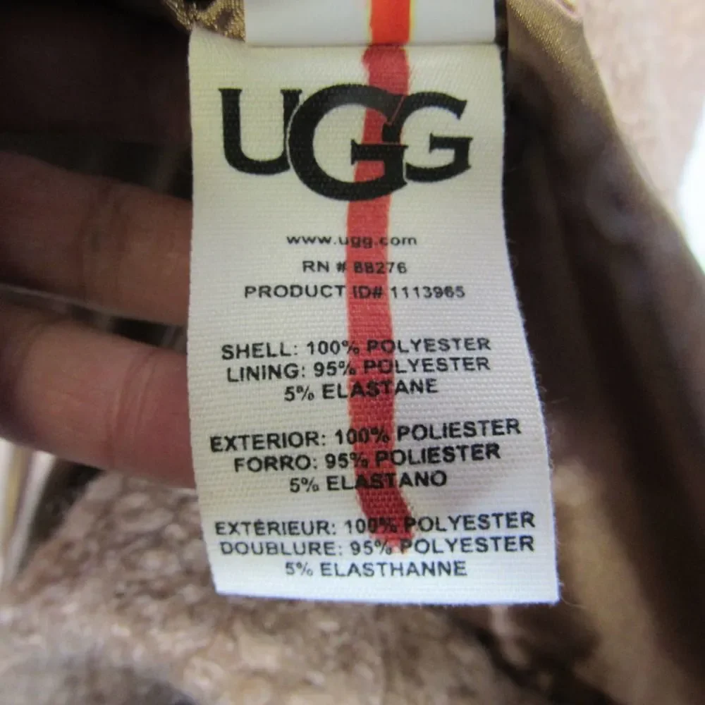 UGG Hattie Long Oversized Camel Teddy Coat NWT AND BAG Never Worn Trendy - Picture 5 of 5